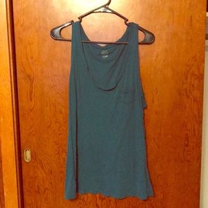 Teal mossimo tank top